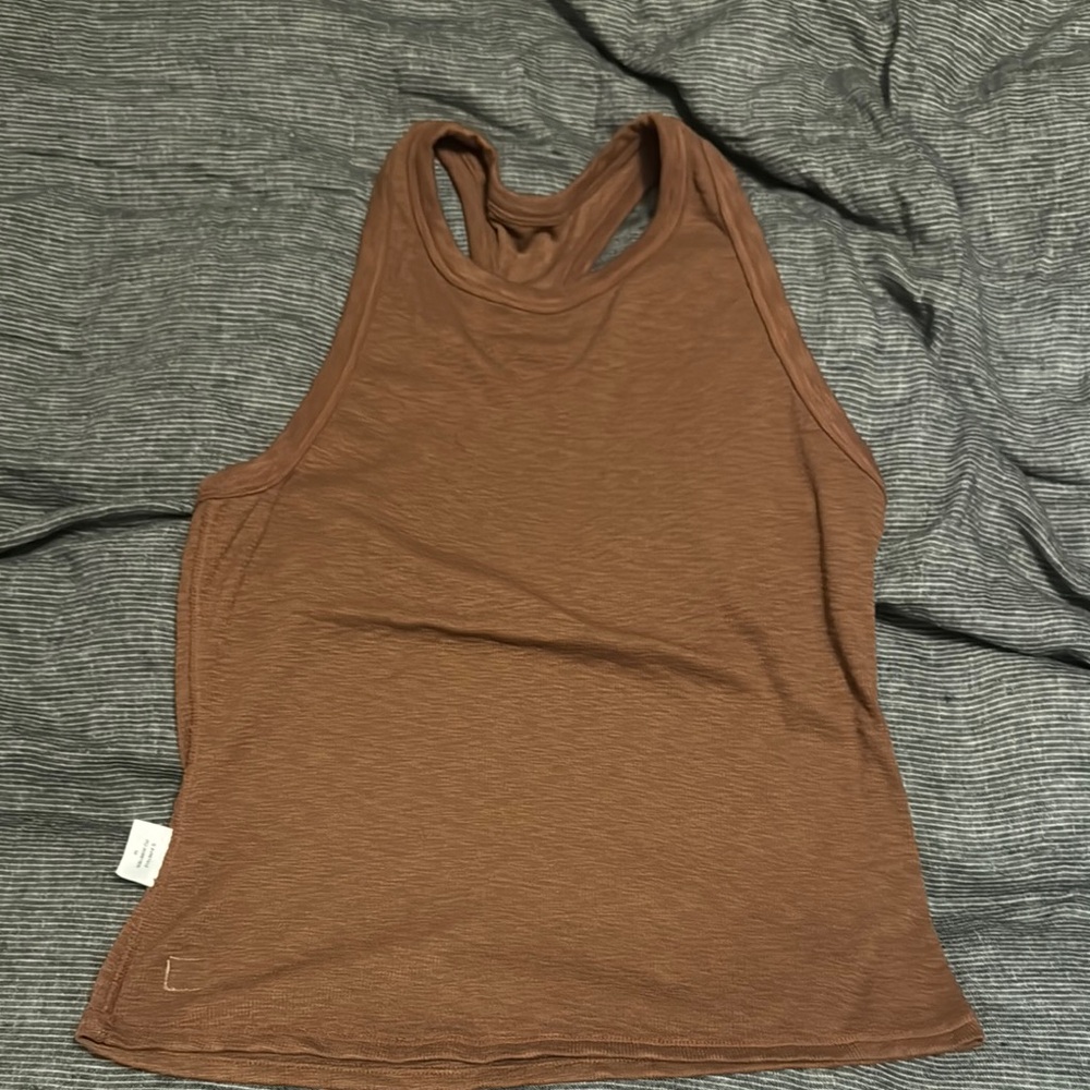 Brown Sleeveless Women's Top
